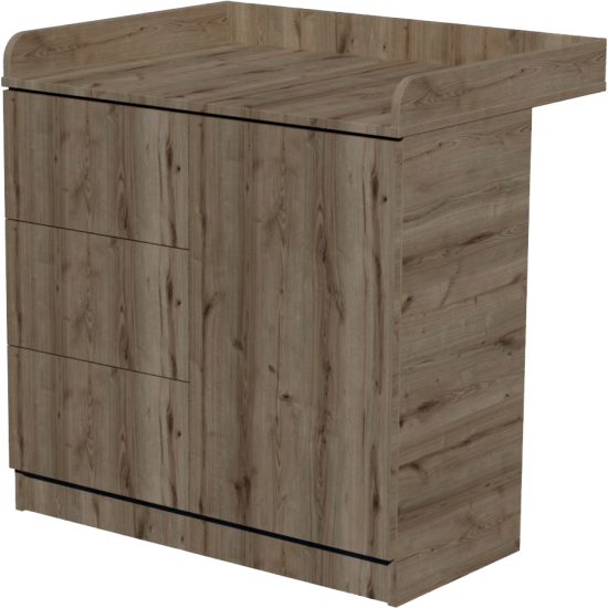 Peti pelenkázó 90x40x85-ös méretben. Gesztenye színben Peti pelenkázó 90x40x85-ös méretben. Gesztenye színben