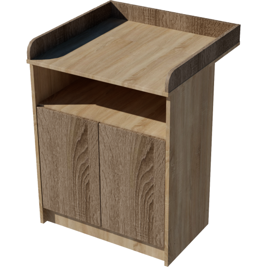 Zsófi pelenkázó 70x40x85-ös méretben. Világos sonoma-sötét sonoma színben Zsófi pelenkázó 70x40x85-ös méretben. Világos sonoma-sötét sonoma színben