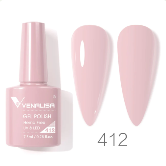 Venalisa UV/LED Gél Lakk 7.5 ml No.412 Venalisa UV/LED Gél Lakk 7.5 ml No.412