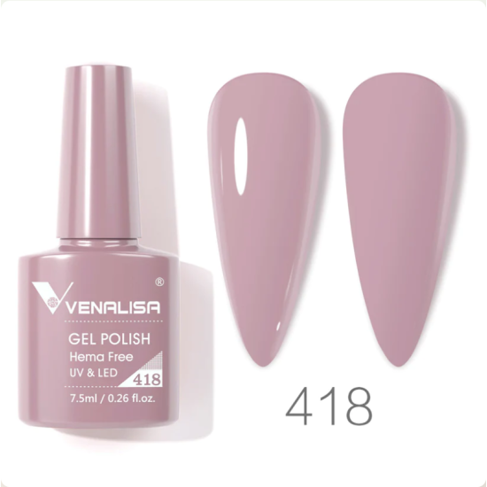 Venalisa UV/LED Gél Lakk 7.5 ml No.418 Venalisa UV/LED Gél Lakk 7.5 ml No.418