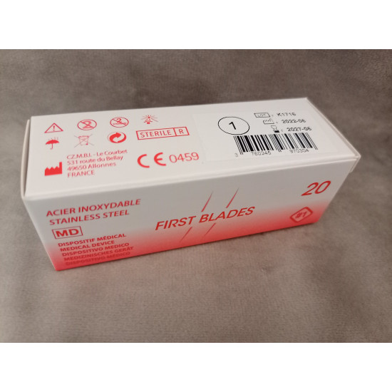 FIRST BLADES Medihalter szike #1 - 20 db FIRST BLADES Medihalter szike #1 - 20 db