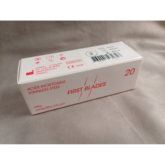 FIRST BLADES Medihalter szike 3mm - 1 db FIRST BLADES Medihalter szike 3mm - 1 db