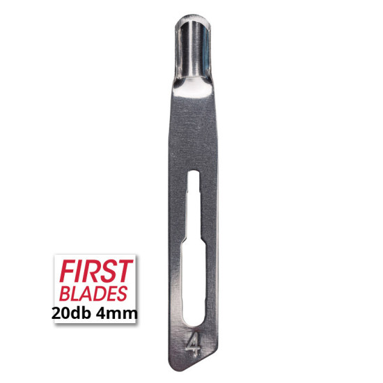 FIRST BLADES Medihalter szike 4mm - 20 db FIRST BLADES Medihalter szike 4mm - 20 db