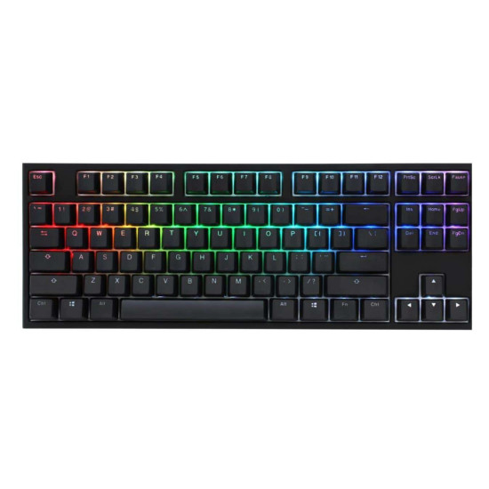 Billentyűzet Ducky ONE 2 RGB TKL MX Blue RGB LED Magyar Fekete Billentyűzet Ducky ONE 2 RGB TKL MX Blue RGB LED Magyar Fekete