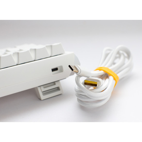 Billentyűzet Ducky ONE 3 Mini MX Red RGB Premium ABS Magyar (HU) Fehér Billentyűzet Ducky ONE 3 Mini MX Red RGB Premium ABS Magyar (HU) Fehér