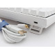 Billentyűzet Ducky ONE 2 SF MX Speed Silver RGB LED Magyar (HU) Fehér