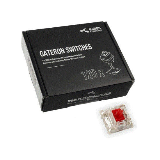 Billentyűzet kiegészítő Glorious Gateron Red Switch (120db) Billentyűzet kiegészítő Glorious Gateron Red Switch (120db)
