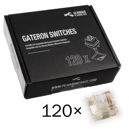 Billentyűzet kiegészítő Glorious Gateron Clear Switch (120db) Billentyűzet kiegészítő Glorious Gateron Clear Switch (120db)