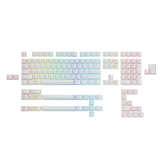Billentyűzet kiegészítő Glorious Aura Keycaps v2 Szett 145db-os PBT Angol (US) Fehér Billentyűzet kiegészítő Glorious Aura Keycaps v2 Szett 145db-os PBT Angol (US) Fehér