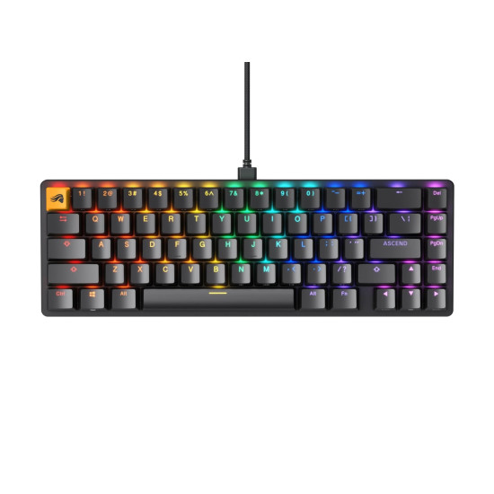 Billentyűzet Glorious GMMK 2 SF Fox switch US-kiosztás Fekete Billentyűzet Glorious GMMK 2 SF Fox switch US-kiosztás Fekete