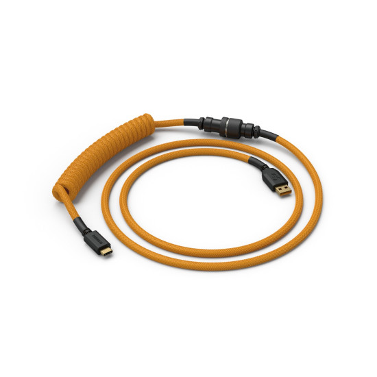 Billentyűzet kiegészítő Glorious Coiled Cable Glorious Gold USB-C Spirálkábel Aran Billentyűzet kiegészítő Glorious Coiled Cable Glorious Gold USB-C Spirálkábel Aran