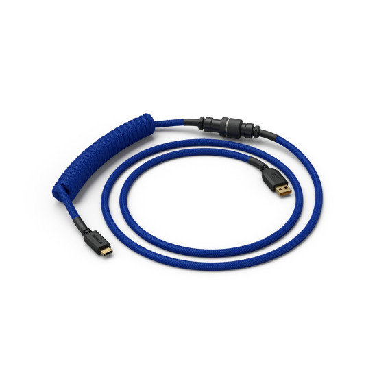 Billentyűzet kiegészítő Glorious Coiled Cable Cobalt USB-C Spirálkábel Kék Billentyűzet kiegészítő Glorious Coiled Cable Cobalt USB-C Spirálkábel Kék