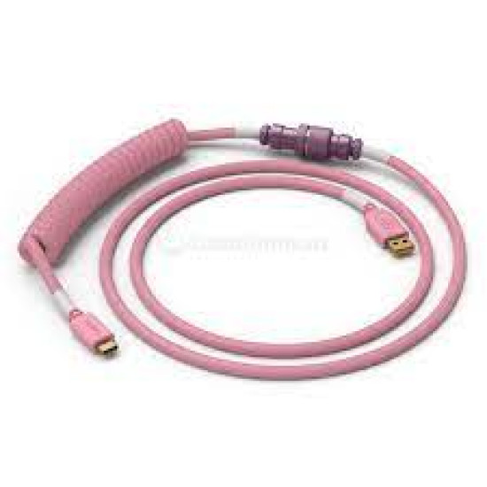 Billentyűzet kiegészítő Glorious Coiled Cable Prism Pink USB-C Spirálkábel Pink Billentyűzet kiegészítő Glorious Coiled Cable Prism Pink USB-C Spirálkábel Pink