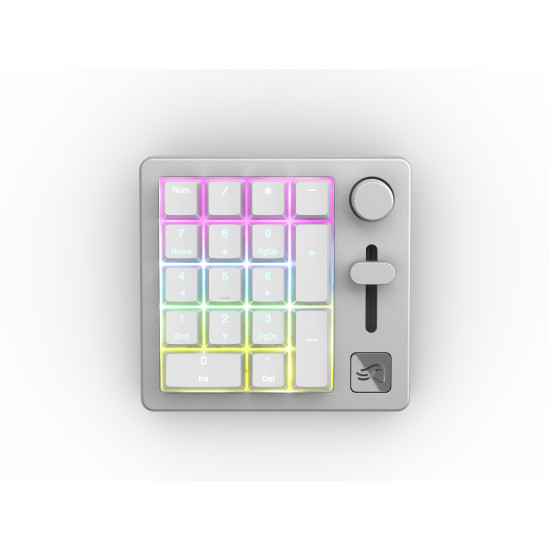 Billentyűzet kiegészítő Glorious GMMK Wireless RGB Macro/Numpad Fehér Billentyűzet kiegészítő Glorious GMMK Wireless RGB Macro/Numpad Fehér