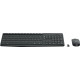 Billentyűzet + Egér Logitech MK235 Membrános Fekete Wireless Magyar Billentyűzet + Egér Logitech MK235 Membrános Fekete Wireless Magyar