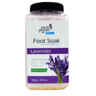 Pedi Planet levendulás fürdősó lábáztatáshoz teafaolajjal 950g