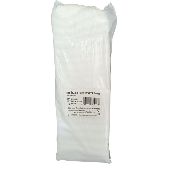 Sebészeti pamutvatta 200g