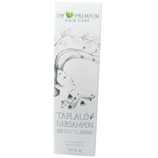 UW Premium Hair Care Tápláló Habsampon Irritált fejbőrre 150 ml