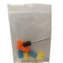 Pedi Planet műanyag csiszoló kupak 7mm finom,közepes,Durva -6db-