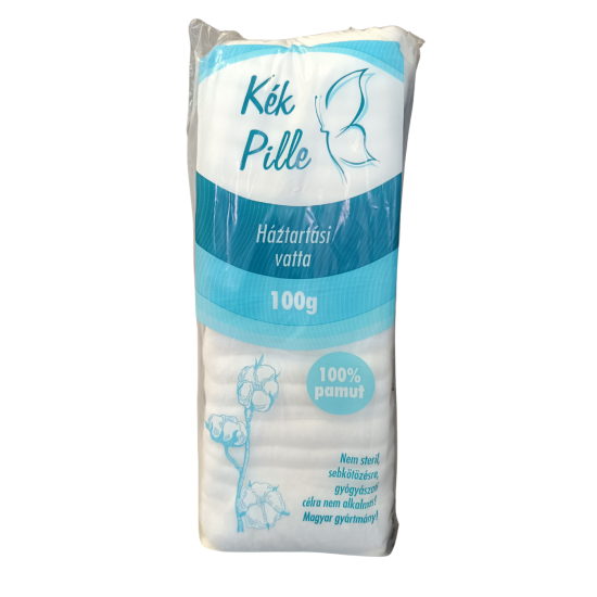 kék pille háztartási vatta 100g