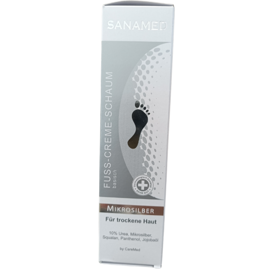 SANAMED MIKROSILVER habkrém száraz, gombásodásra hajlamos bőrre (150 ml)