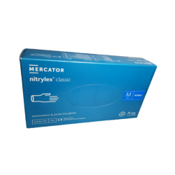 Mercator M púdermentes nitril kesztyű - 100 db