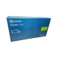 Mercator S púdermentes nitril kesztyű - 100 db