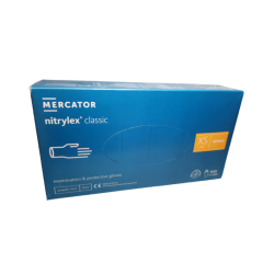 Mercator XS púdermentes nitril kesztyű - 100 db