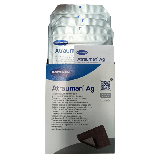 Atrauman® Ag ezüsttartalmú sebfedő (10x10 cm; 1 db)