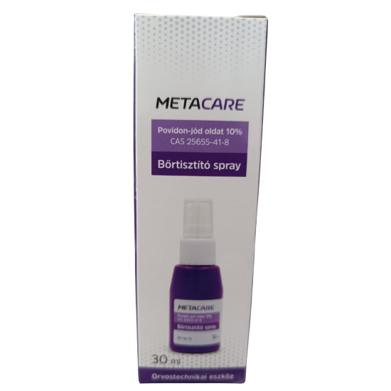 METACARE povidon-jód 10% bőrtisztító spray - 30 ml
