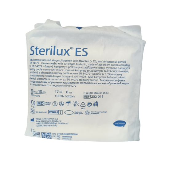 Sterilux ES hajtogatott mull-lap 10x10cm