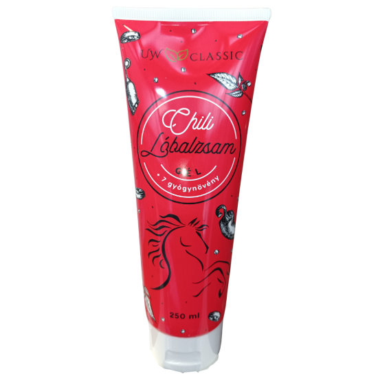 UW Classic Lóbalzsam Chilivel +7 gyógynövény 250 ml UW Classic Lóbalzsam Chilivel +7 gyógynövény 250 ml