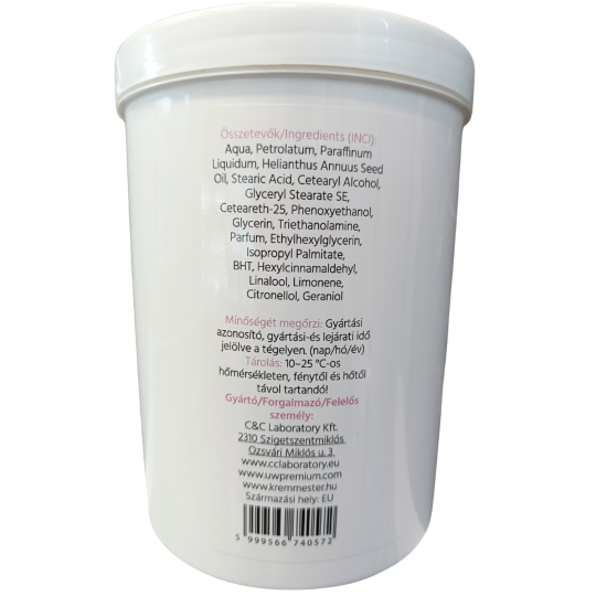 UW Premium Masszázskrém 1000 ml