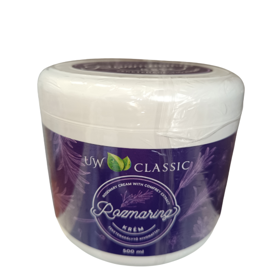 UW Classic Rozmaring krém feketenadálytővel 500ml UW Classic Rozmaring krém feketenadálytővel 500ml