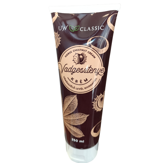 UW Classic Vadgesztenye krém vörösszőlő levél kivonattal 250 ml UW Classic Vadgesztenye krém vörösszőlő levél kivonattal 250 ml