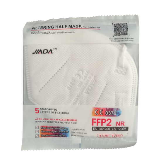 Jiada FFP2 maszk, fehér Jiada FFP2 maszk, fehér