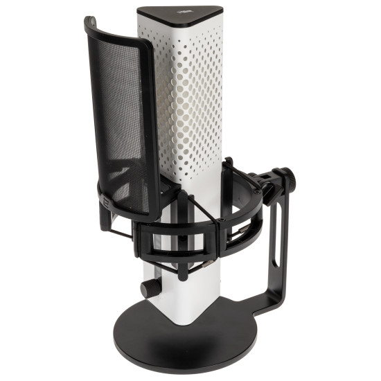 Mikrofon Endgame Gear XSTRM RGB kardioid kondenzátor USB Fehér Mikrofon Endgame Gear XSTRM RGB kardioid kondenzátor USB Fehér
