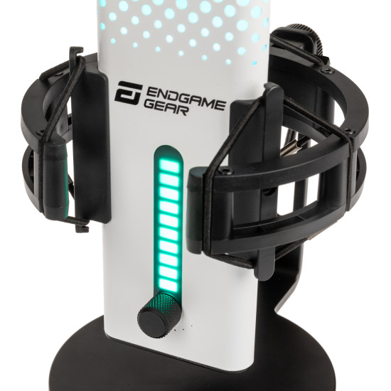 Mikrofon Endgame Gear XSTRM RGB kardioid kondenzátor USB Fehér Mikrofon Endgame Gear XSTRM RGB kardioid kondenzátor USB Fehér