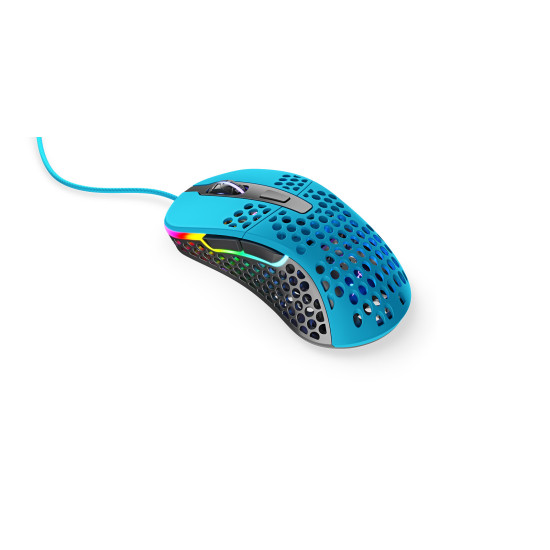 Egér Xtrfy M4 RGB Optikai USB Világoskék Egér Xtrfy M4 RGB Optikai USB Világoskék