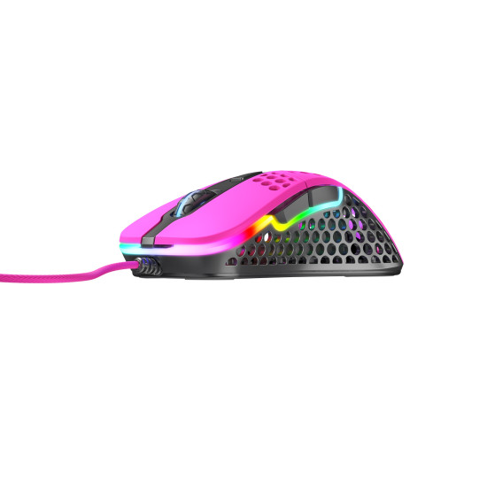 Egér Xtrfy M4 RGB Optikai USB Pink Egér Xtrfy M4 RGB Optikai USB Pink