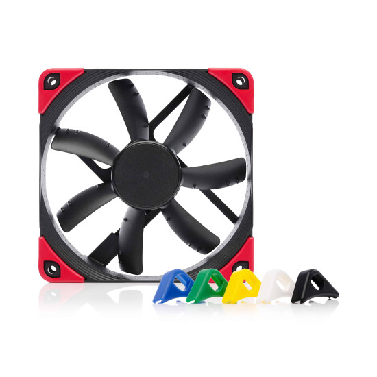 Ventilátor Noctua NF-S12A PWM chromax.black.swap 12cm Ventilátor Noctua NF-S12A PWM chromax.black.swap 12cm