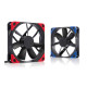 Ventilátor Noctua NF-S12A PWM chromax.black.swap 12cm Ventilátor Noctua NF-S12A PWM chromax.black.swap 12cm