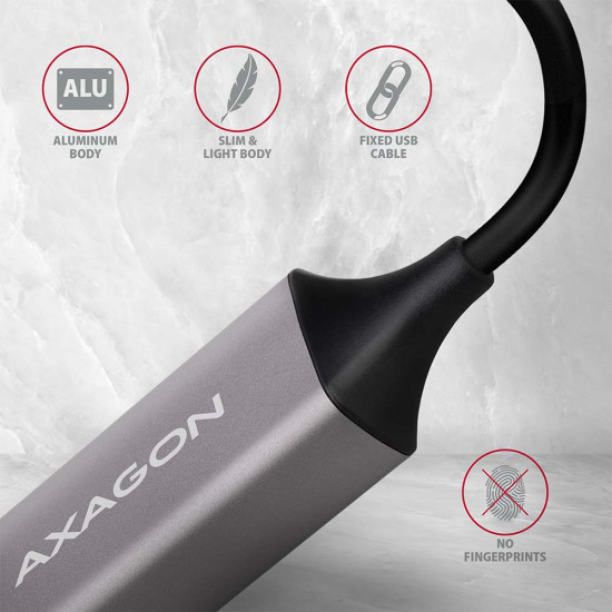 Ethernet Adapter Axagon ADE-TR Gigabit Ethernet 10/100/1000 Adapter - USB 3.1 Typ A, Ethernet Adapter Axagon ADE-TR Gigabit Ethernet 10/100/1000 Adapter - USB 3.1 Typ A,