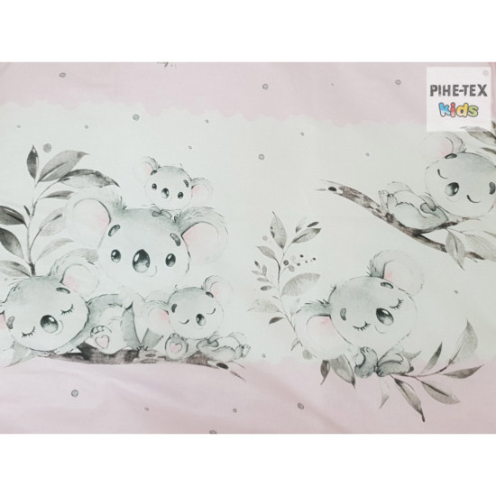 Pihe-Tex Ágynemű Pamut 2 részes 90x140 40x50cm Koala rózsaszín 656/R Pihe-Tex Ágynemű Pamut 2 részes 90x140 40x50cm Koala rózsaszín 656/R