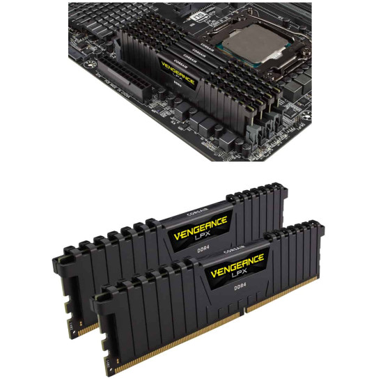RAM DDR4 16GB (2x8) 3200MHz Corsair Vengeance LPX Black RAM DDR4 16GB (2x8) 3200MHz Corsair Vengeance LPX Black