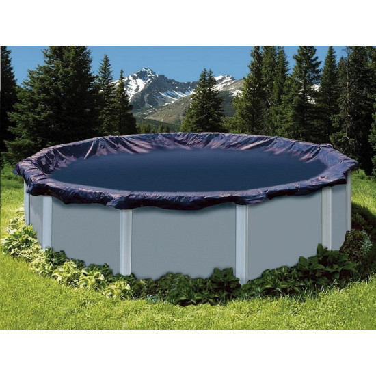 Téli védőtakaró, Deluxe PE, kör fémpalástos medencékhez, D3.6 m, kék Téli védőtakaró, Deluxe PE, kör fémpalástos medencékhez, D3.6 m, kék