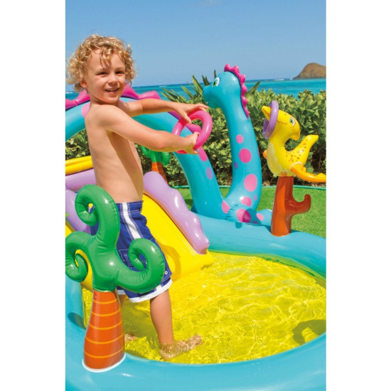 INTEX Dinoland élménymedence 333 x 229 x 112cm (57135) INTEX Dinoland élménymedence 333 x 229 x 112cm (57135)