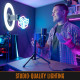 Körlámpa Streamplify Light 14 36cm 36W 2250 Lumen + kamera tartó + állvány Körlámpa Streamplify Light 14 36cm 36W 2250 Lumen + kamera tartó + állvány