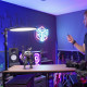 Körlámpa Streamplify Glow Light 14 36cm 36W 2500 Lumen + állvány Fekete Körlámpa Streamplify Glow Light 14 36cm 36W 2500 Lumen + állvány Fekete