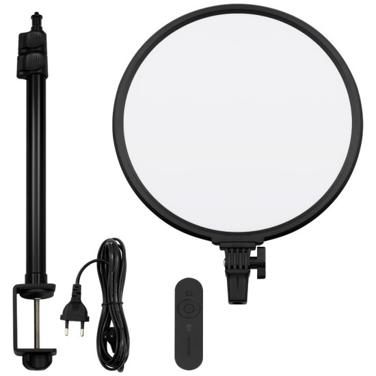 Körlámpa Streamplify Glow Light 14 36cm 36W 2500 Lumen + állvány Fekete Körlámpa Streamplify Glow Light 14 36cm 36W 2500 Lumen + állvány Fekete